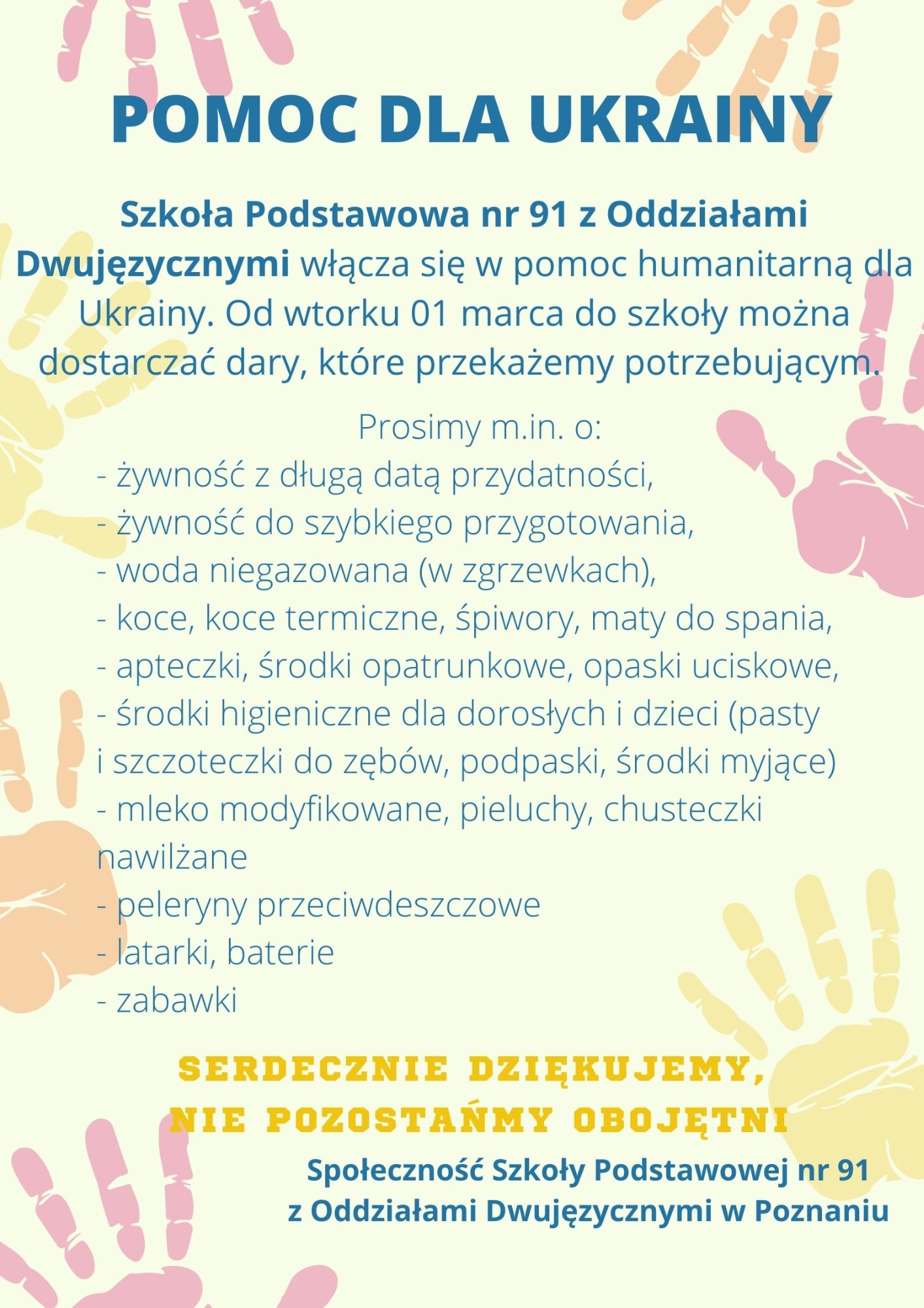 Pomoc dla Ukrainy